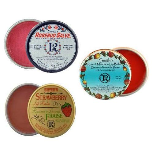 Rosebud Perfume Co. Tin 3 Pack Smith's Rosebud Salve + Smith's