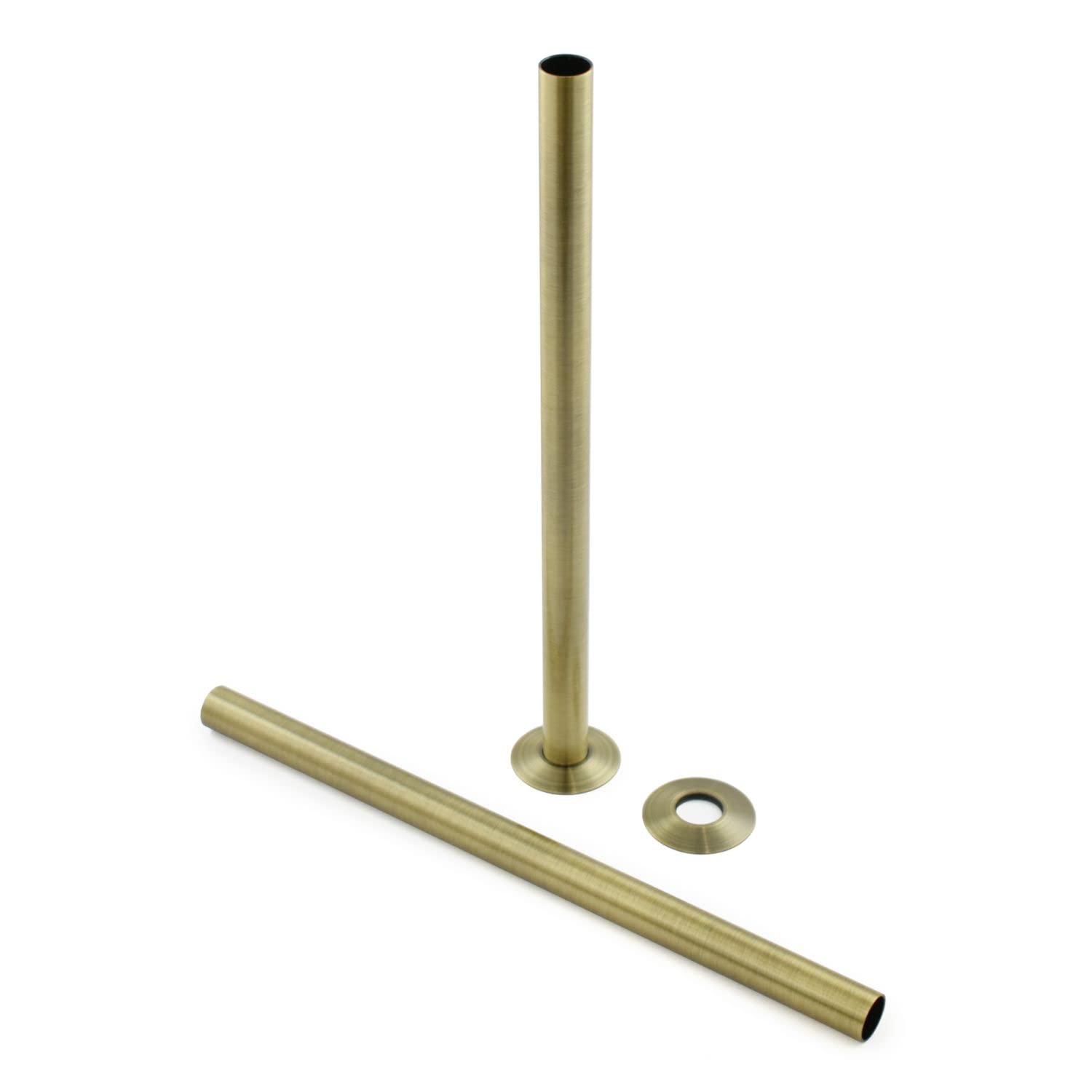 Hot Flow | 300mm Pipe Shroud/Sleeve (Pair) (Antique Brass)