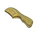 EQLEF Green sandalwood no static handmade comb，Pocket comb (standard)
