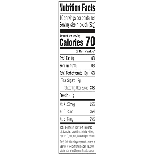 FUNABLES FRUITY SNACKS, SUPER MARIO, ASSORTED FRUIT, FLAVORED SNACKS, 0.8 OZ 10 CT
