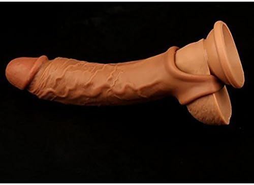 Silicone Sleeve Extender Enlargement Male Chastity Extension Sleeves Sock Reusable Sleeve Sleeve Extender - Black