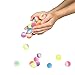 Aneco 24 Pieces Bouncy Balls Halloween Eye Balls Colorful Small Bouncy Toys Balls for Halloween Party Favors, Random Colors