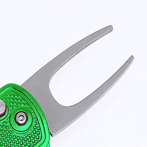 WESTRONG Golf Divot Repair Tool, Foldable Magnetic Pop-up Button Stainless Steel Switchblade with Detachable Golf Ball Marker