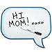 Signs Authority Dry Erase Board - Decorative Prop with Magnetic Back for Fridge - Realistic Speech Bubble Design - Reusable, Durable, Portable, Double Sided