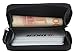 DEEZOMO Genuine Leather Mini Credit Card & Coin Wallet with Zipper for Men and Women