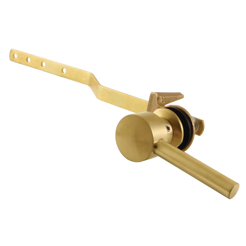 Photo 1 of Kingston Brass KTDL7 Concord Front Mount Toilet Tank Lever, Brushed Brass 11.44 x 3.69 x 1.38