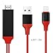 HDMI Cable,ChYu 6.5ft MHL to HDMI Adapter Cable Plug and Play No need Wifi 1080P HDTV Adapter for IPhone 5 5S 6 6S Plus 7 Plus iPad Pro (Updated Version)
