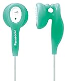 Panasonic RPHV21GA In-Ear Earbud Heaphones with Built-in Clip (Green) (Discontinued by Manufacturer) by Panasonic