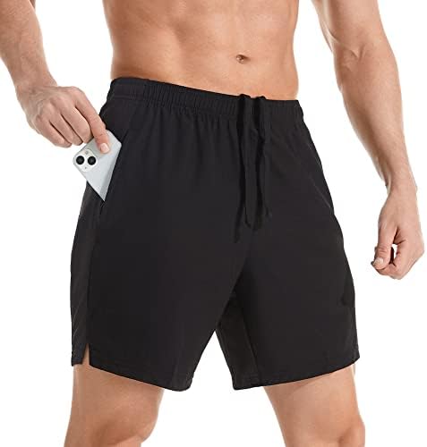 Soothfeel Men's Running Shorts with Zipper Pockets 9