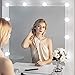Nicewell Vanity Mirror Lights Dimmable 10 LED Bulbs Makeup Kit USB Power Supply Plug DIY Hollywood Style Adjustable Touch Sensor for Dressing Table Bathroom Wall Mirror Lighting (Mirror not Included)