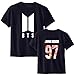 Cow Skull Cowgirl Shirt for Women Jungkook Jimin V Rap Monster Jin Jhope Tshirt Merchandise