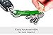 KeySmart - Compact Key Holder (2-8 Keys, Green)