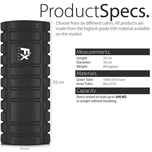 Foam-Roller-Rodillo-de-Espuma-para-Terapia-de-Masaje–para-Masajes-Muscular-Fitness-Pilates-Yoga-La-Mejor-Herramienta-para-Deportivo-Tejido-Profundo-Liberacin-Miofascial-y-Alivio-de-Dolores