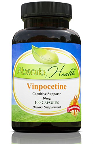 Vinpocetine | 10mg 100 Capsules | Improve Cerebral Blood Flow and Cognition | Nootropic Supplement