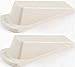 Shepherd Hardware #9163 Heavy Duty Off-White Rubber Door Stop - 2 Count