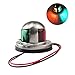 Tkkeuep 12V Boat Marine LED Navigation Lights Marine Navigation Lamp Marine Sailing Signal Lights for Bow Side,Port, Starboard,Pontoons, Yachts, Skeeter,Fishing Boats, Speed Boats And Any Other Boats