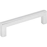Elements 625-96PC Stanton Collection 96mm Center Euro Bar Cabinet Pull, Polished Chrome Finish