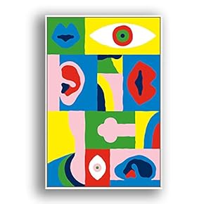 Framed Canvas Wall Art for Living Room, Bedroom Minimalist Abstract Canvas Prints for Modern Home Decoration Ready to Hang - 16"x24" inches