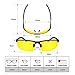 BLUPOND Night Vision Glasses for Driving For Men Women - Yellow Tint Anti Glare Glasses for Nighttime - Knight Visor