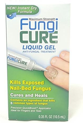 FungiCure Anti-Fungal Liquid Gel, 0.35 Fluid Ounce Per Tube (6 Tubes) by FungiCure