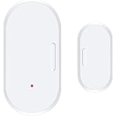 Haozee Door and Window Sensor, Requires Zigbee Hub | Zigbee Connection, Wireless Detector for Alarm Systems and Smart Homes, Compatible with Home Assistant,SmartThings