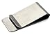 DEEZOMO Premium Polished Brass & Stainless Steel Steel Money Clip & Credit Card Holder - Stainless Steel