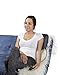 Bruntmor Shiatsu Cordless 3-D Kneading Chair Heated Massager with Wired Remote, 4 Pound