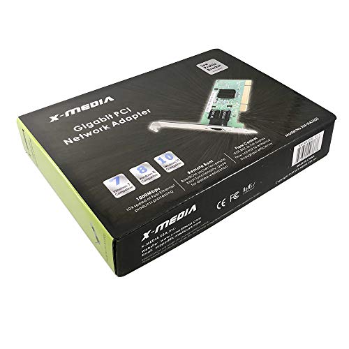 X-MEDIA Gigabit 10/100/1000Mbps Ethernet PCI Network Adapter/Card, Low Profile Bracket included [XM-NA3500] - Thumbnail 3