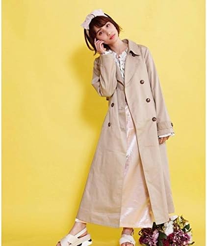 Amazon アズノゥアズピンキー As Know As Pinky ロングにすっきりトレンチ ベージュ0 コート ジャケット 通販