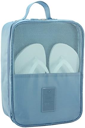 Travel Shoe Bag with the Separate Layer, keep Dirty Shoes from getting on Clean Clothes, Lightweight Waterproof Shoe Holder Luggage Organizer Pouch, 14 Colors