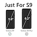 Galaxy S9 Screen Protector [2-Pack], ChefzBest [CASE-Friendly] Tempered Glass Screen Protector Compatible with Samsung Galaxy S9 - Black