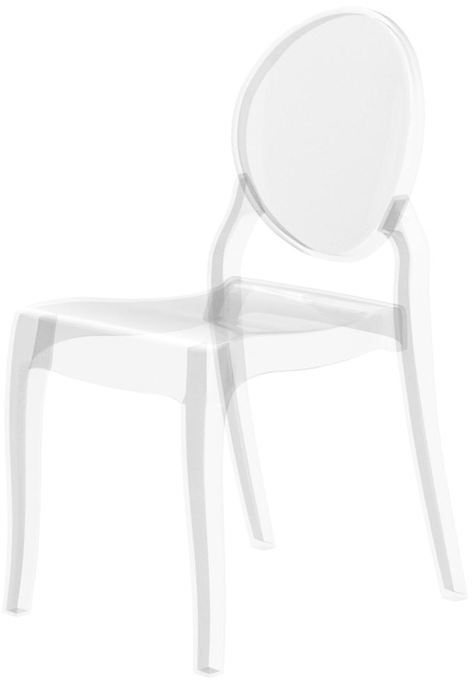 Sedia Elizabeth in plexiglass acrilico trasparente con immagine trasparente  (nessun prodotto cinese \u003d qualità). : Amazon.it: Casa e cucina