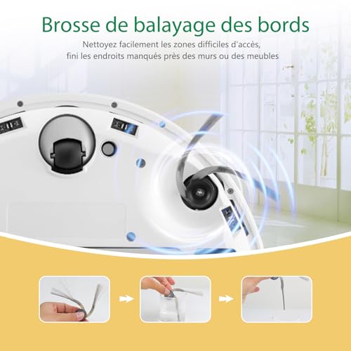 Q7 M5 Accessories for Roborock Q7M5 / Q7 M5+ / Q7 L5 / Q7 L5+, 1 Main Brush, 4 Side Brushes, 4 HEPA Filters, 4 Cleaning Pads, 4 Dust Bags, 2 Tools