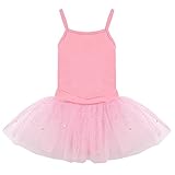 Arshiner Littler Girls Camisole Tutu Dress Back Bow Leotard