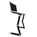 Adjustable and Portable Computer Laptop Stand/Desk with Mouse Pad, Ergonomic Design for Improved Posture, Strong Aluminum Legs and Tray Supports and Cools Your Notebook/MacBook