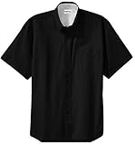 Clothe Co. Men's Short Sleeve Wrinkle Resistant Easy Care Button Up Shirt
