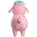 KSB 17.7'' Pink Alpacasso Amuse Alpaca Plush Toy , Cafe Waiters and Maids Sheep Doll For Children Kids Best Birthday Gifts Over 1 Years