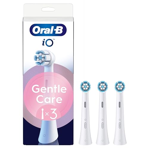 Cabezales de repuesto iO Series Gentle Care, cabezales redondos originales, para encías sensibles, 3