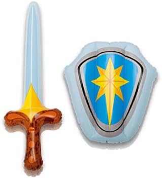 CJB Inflatable Sword and Shield Set Blue (US Seller)