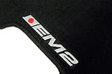01 02 03 04 05 2001-2005 Honda Civic EM2 EX LX Car Mats Floor Mats in Black