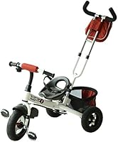 qaba 2 in 1 lightweight tricycle baby stroller