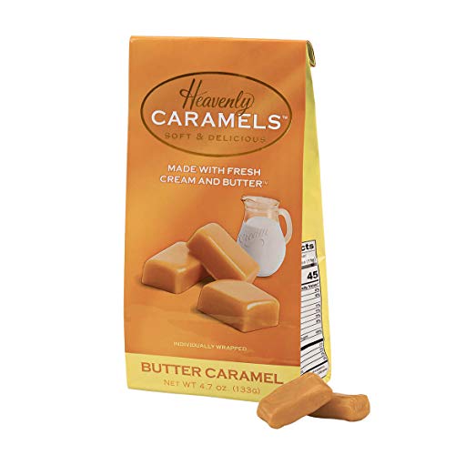 J Confections Heavenly Caramels, Butter Flavor (4.7 oz bag