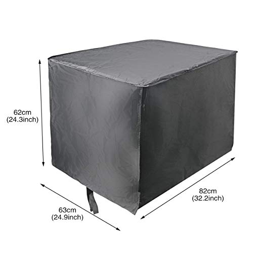 PENCK Outdoor Weatherproof Waterproof UV Resistant Universal Generator Cover, 210D Oxford Fabric Black(for generators up to 32 Inch(L) x24 Inch(W) x24 Inch(H)