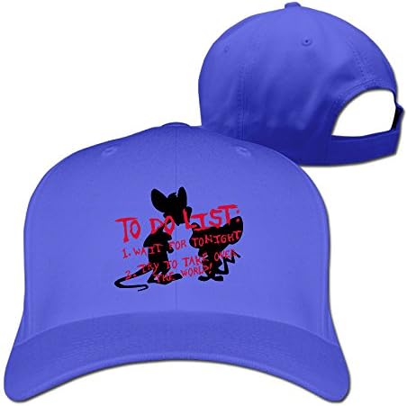 GXGML Pinky To Do List Unisex Fashion Adjustable Pure 100% Cotton Peaked Cap Sports Washed Baseball Hunting Cap Casquette RoyalBlue