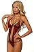 Velvet Kitten Wild And Sexy Strappy Teddy Women’s Animal Print Lingerie 3289
