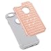 iPhone 7 Plus Case, ShuYo [Twinkle Series] Hard PC with Soft Rubber Heavy Duty Dual Layer Hybrid Armor Bling Diamond Defender Case Cover For iPhone 7 Plus(2016)(5.5 inch) - Rose Gold/Grey