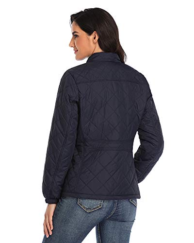 5 PEIQI+Quilted+Jacket+Outwear+Pockets