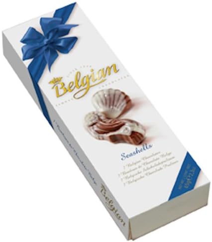 Belgian 7 Chocolate Seashells Box 65g (5-pack)