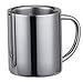 Stainless Steel 9 oz Double-Wall Insulated Coffee Mug