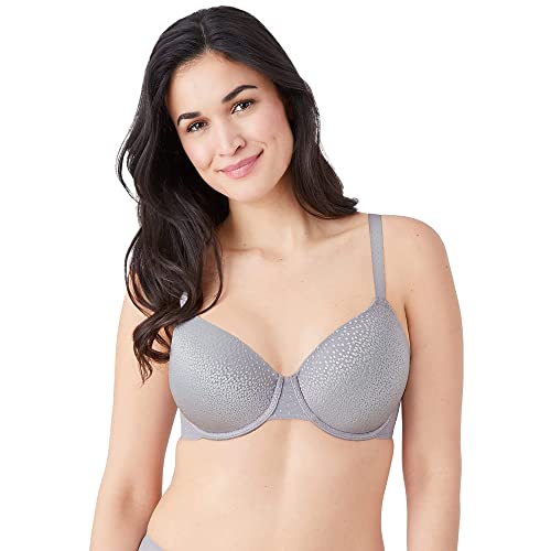 Wacoal Women's Back Appeal Lightly Padded Full Coverage T-Shirt Bra, 853303, Silver Sconce, 42DD at Amazon